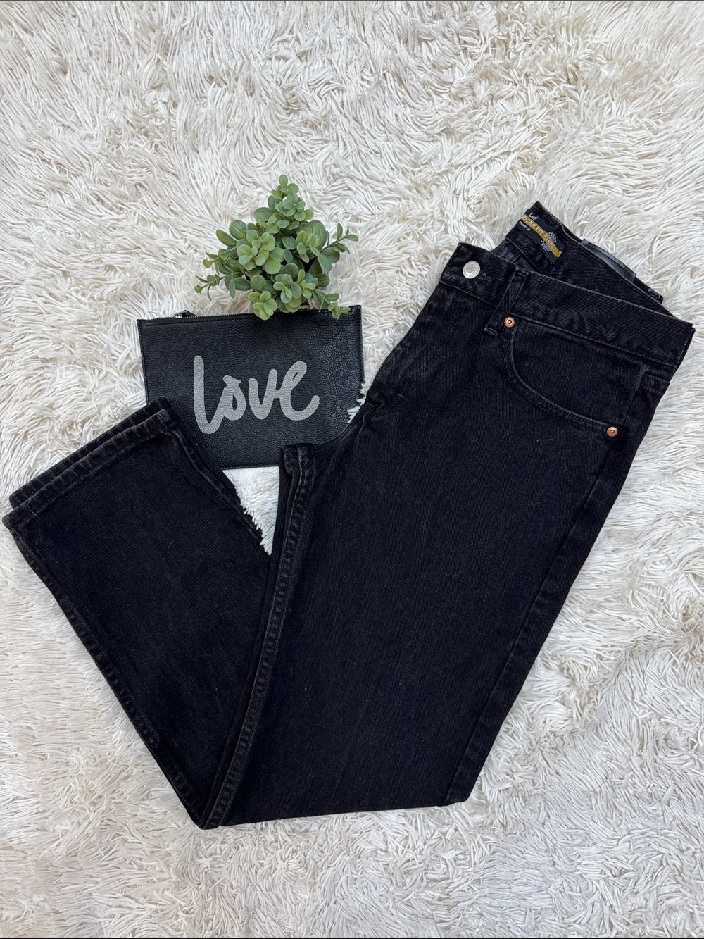 Lee Straight Leg Jeans 💗 Black